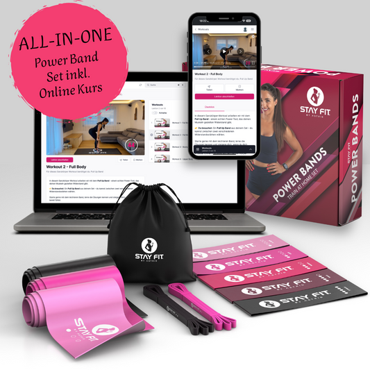 Train at Home-Set: Power Bänder + Online-Training