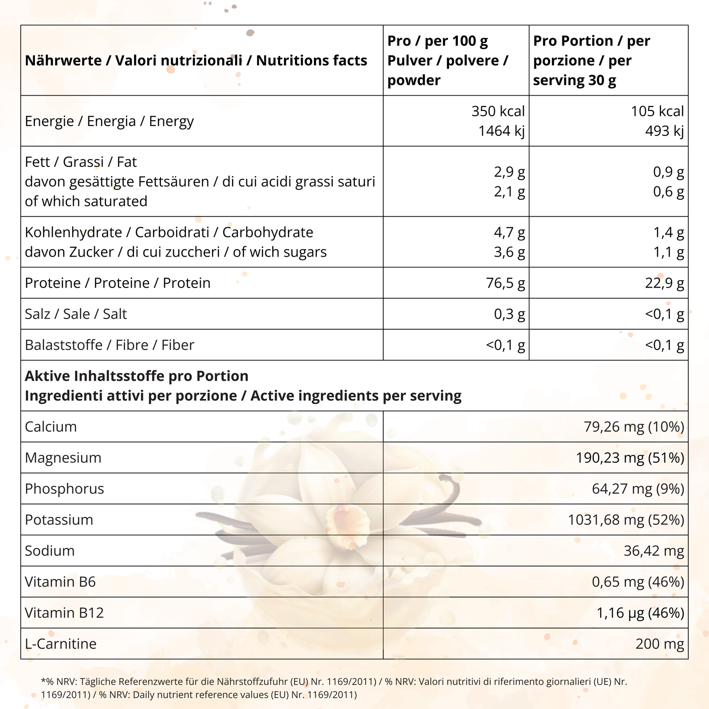 ISO Whey Protein - Vanille