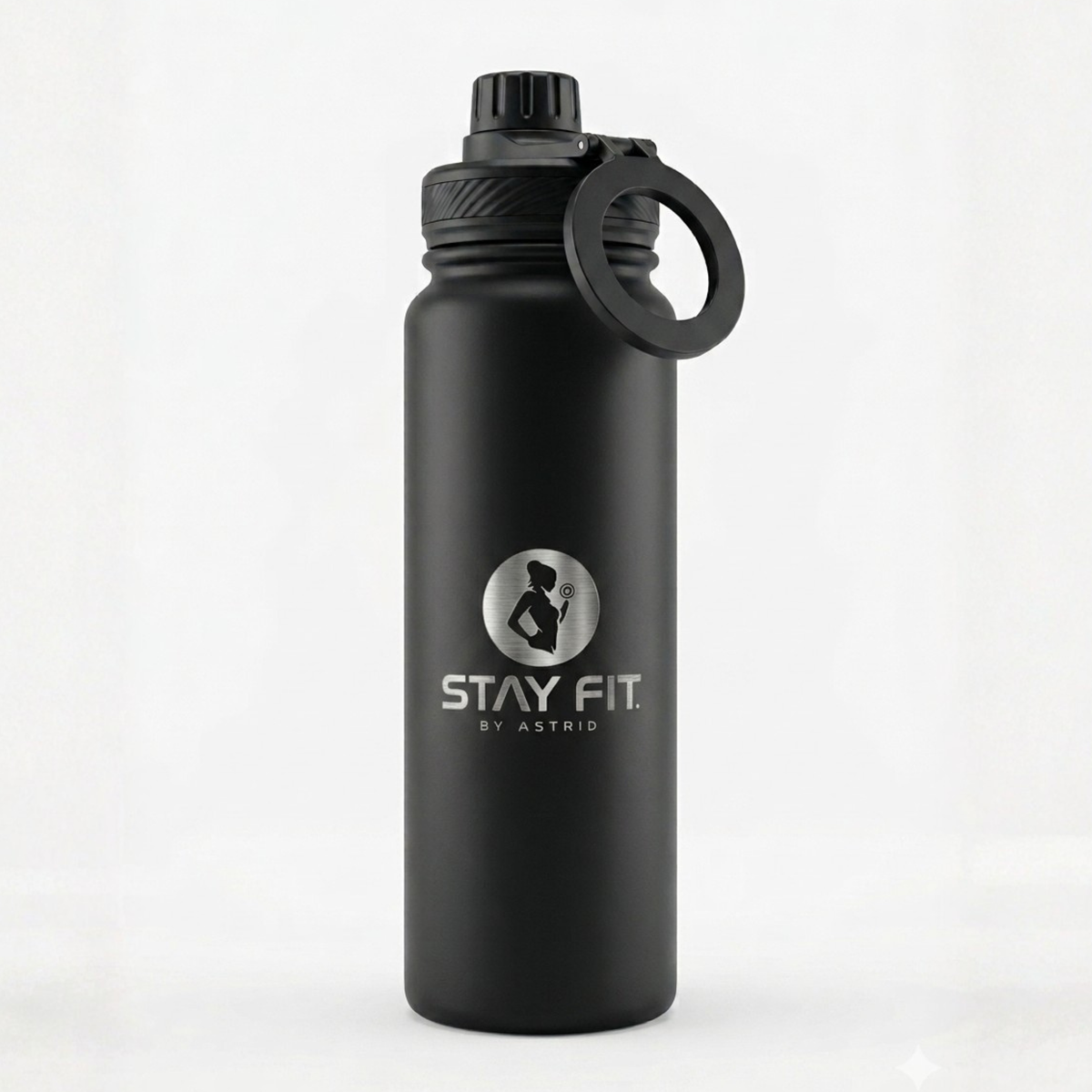 Trinkflasche mit Handyhalterung 800 ml